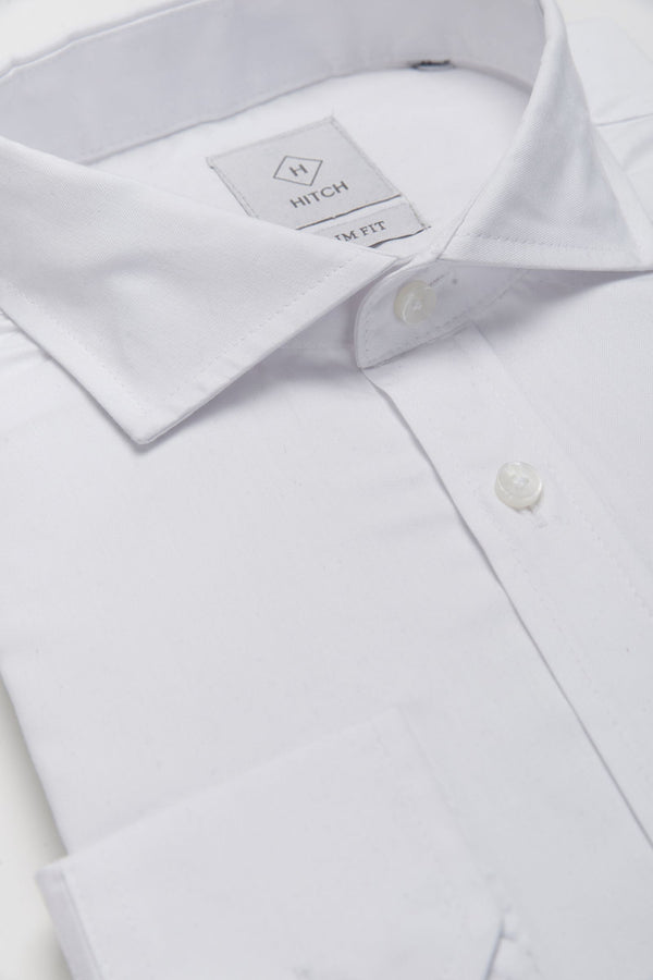 Camicia slim fit cuciture a vista