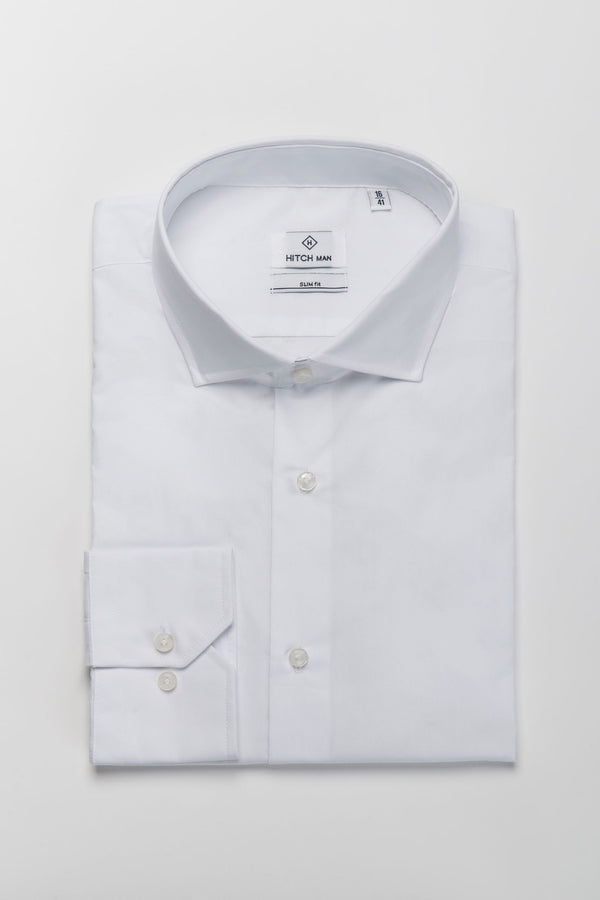 Camicia bianca slim fit