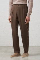 Pantalone Moro Baggy Fit con Pinces