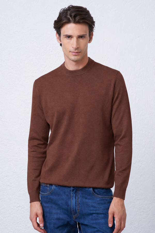 Maglia Girocollo Finezza 12 in Viscosa Uomo