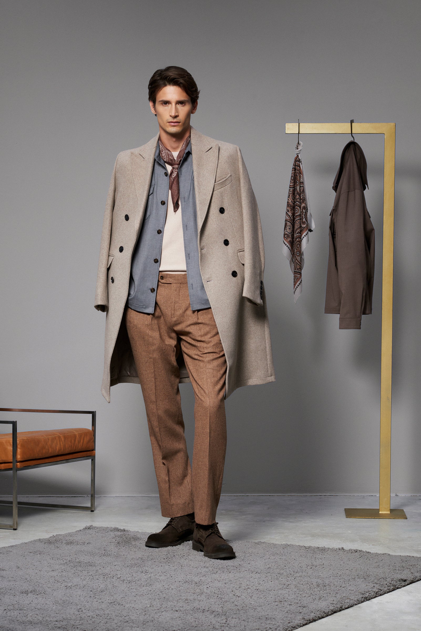 Look Quadri e strati - capsule Terre di Tabacco Hitch Man