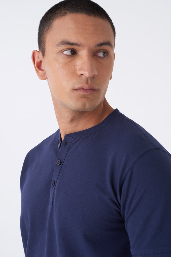 T-Shirt Piqué Girocollo 3 Bottoni