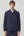 Overshirt Tecnica con Bottoni a Pressione Blu