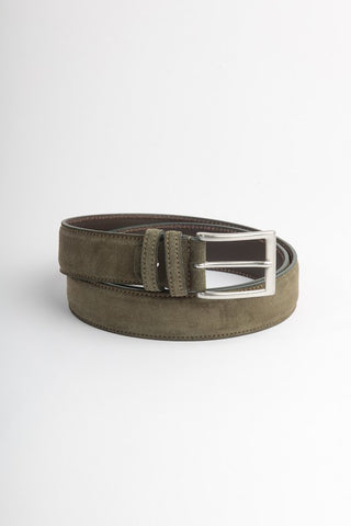 Suede belt