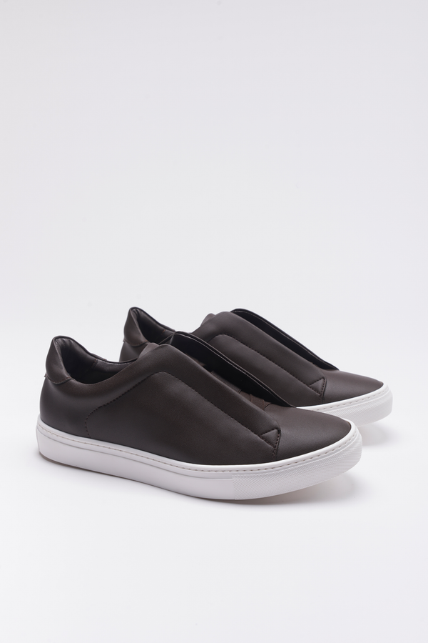 Sneakers Slip-on Keating in pelle