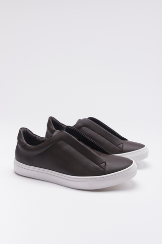 Sneakers Slip-on Keating in pelle