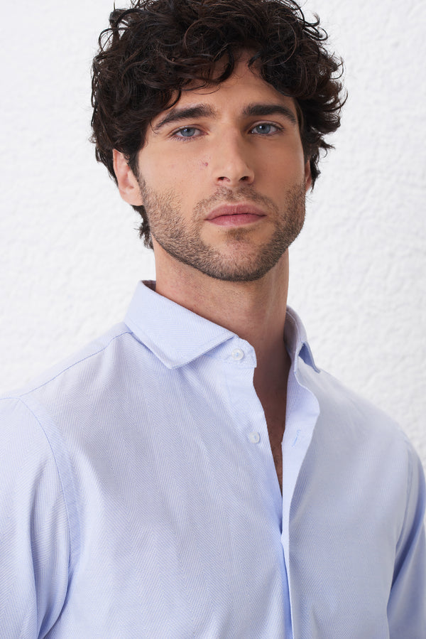 Slim fit white shirt