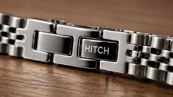 Bracciale acciaio maglia lucida