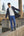 Pantalone  Baggy Fit con Pinces Denim