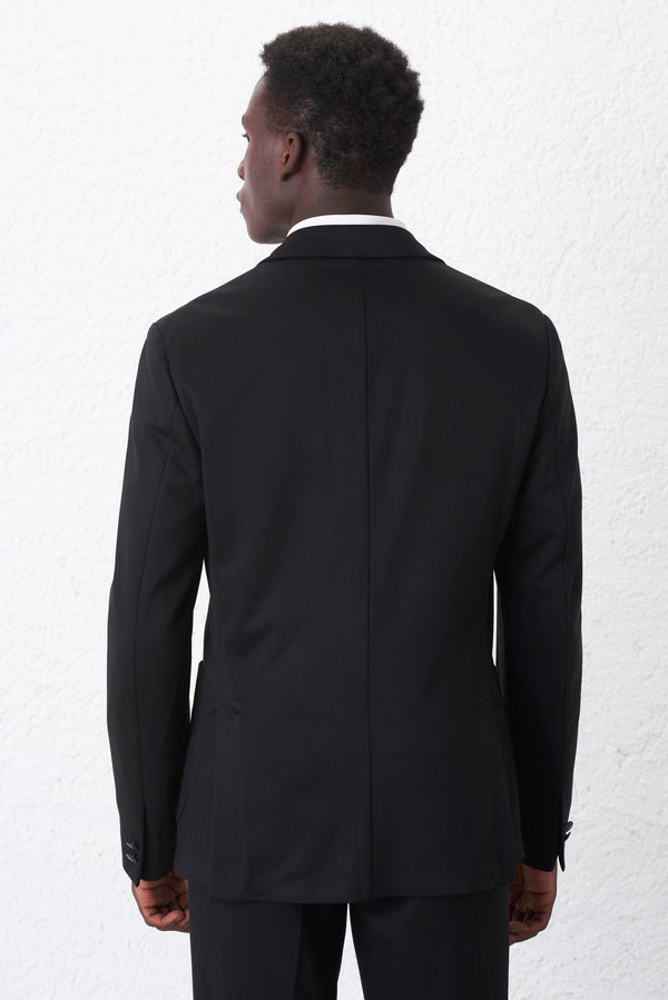 Giacca Monopetto Regular Fit Bavero 10 cm