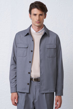 Overshirt in Lana