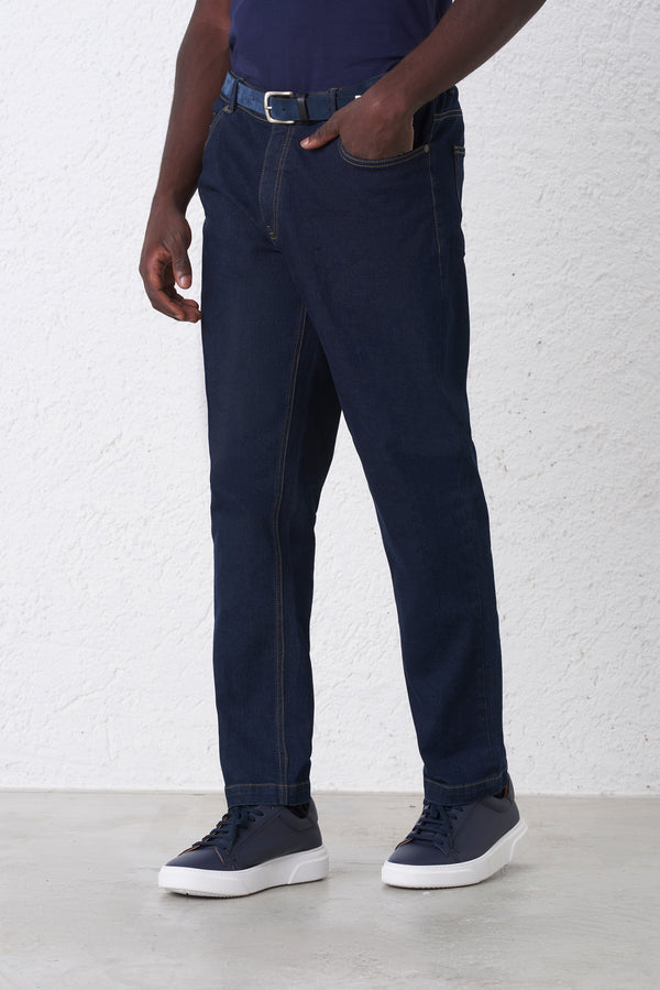 Jeans Uomo 5 Tasche Rinse Wash