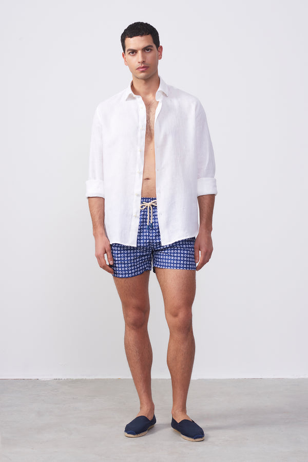 Costume Fantasia Geometrica Blu
