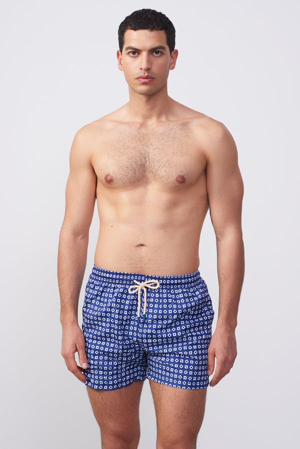 Costume Fantasia Geometrica Blu