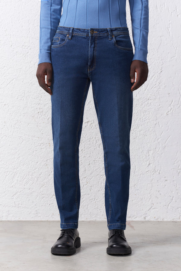 Jeans Uomo 5 Tasche Dark Wash