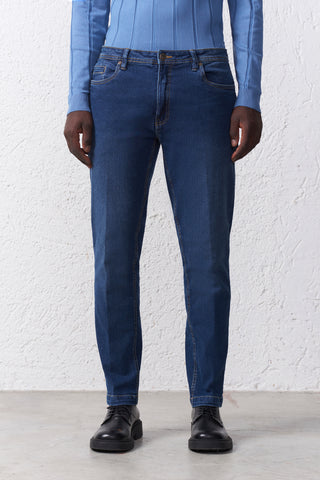 Jeans Uomo 5 Tasche Dark Wash