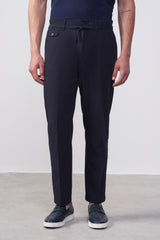 Pantalone Uomo Blu con Coulisse