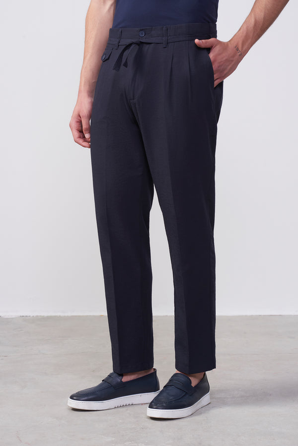 Pantalone Uomo Blu con Coulisse