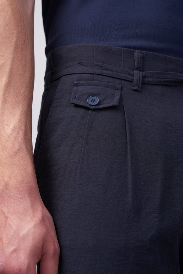Pantalone Uomo Blu con Coulisse
