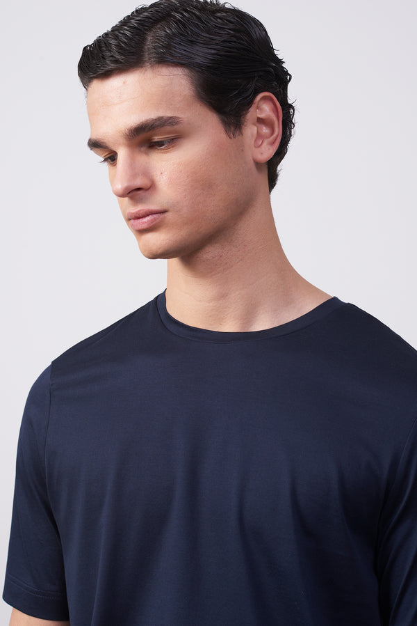 T-Shirt in Filo di Scozia