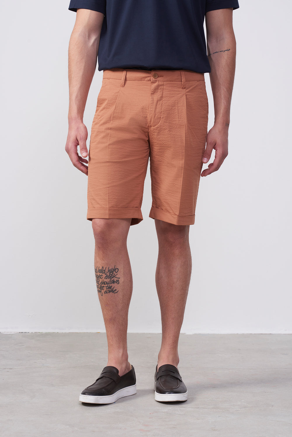 Bermuda in Seersucker