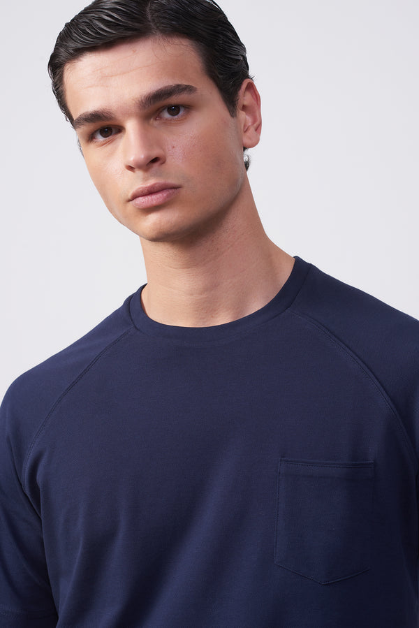 Maglia in Piqué di Cotone con Taschino