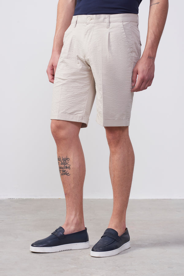 Bermuda in Seersucker