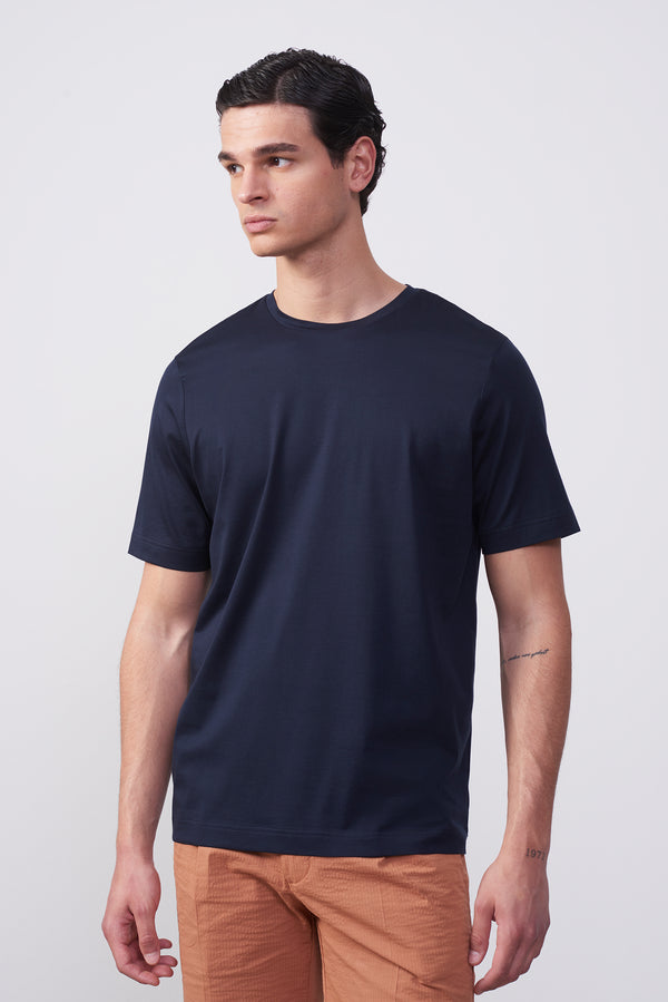 T-Shirt in Filo di Scozia