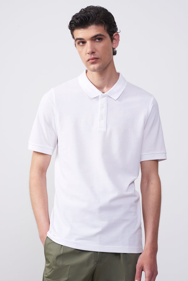Polo in Piquet di Cotone