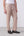Pantalone in Tessuto Diagonale con Regolatori Laterali