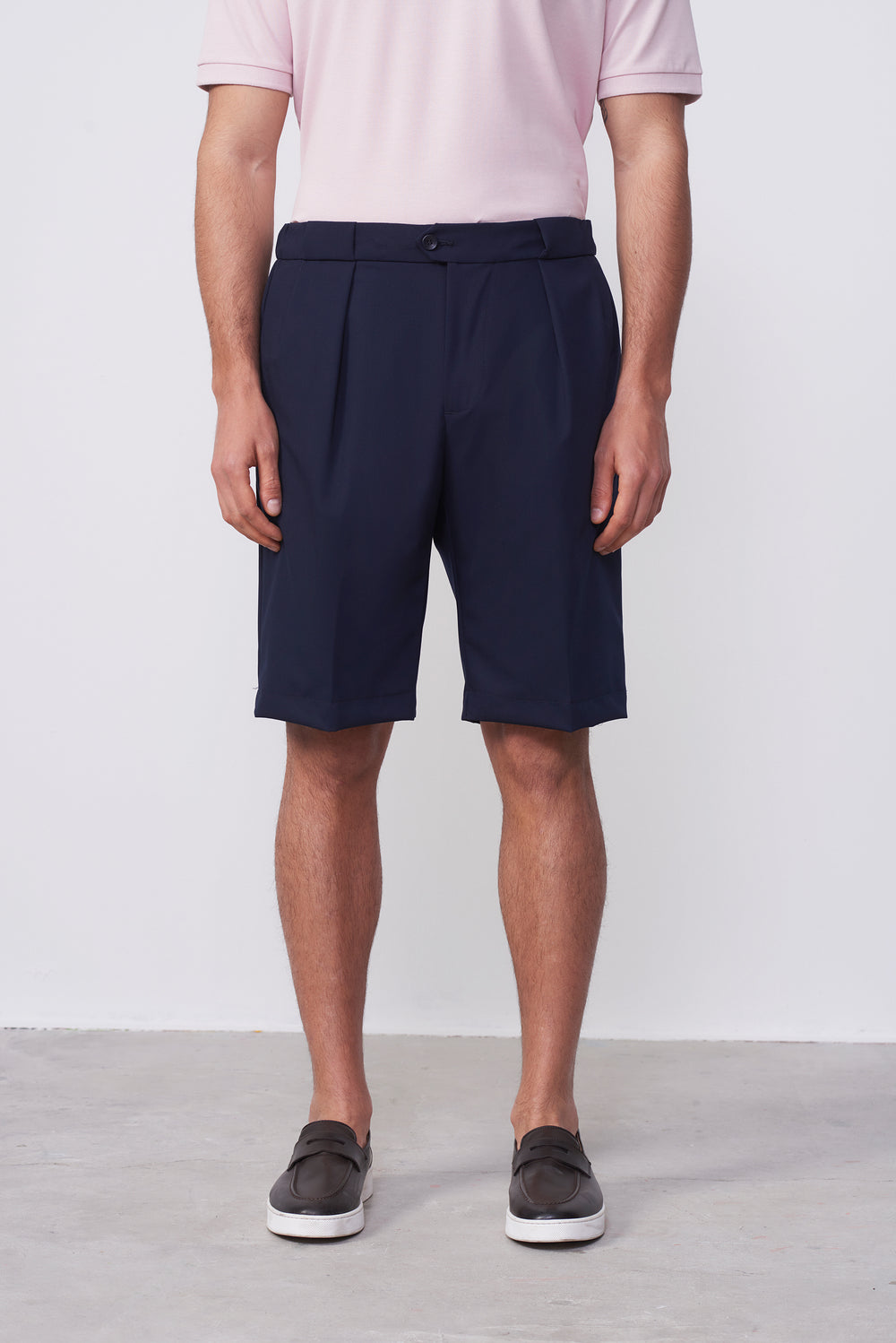 Bermuda  Blu con Pinces