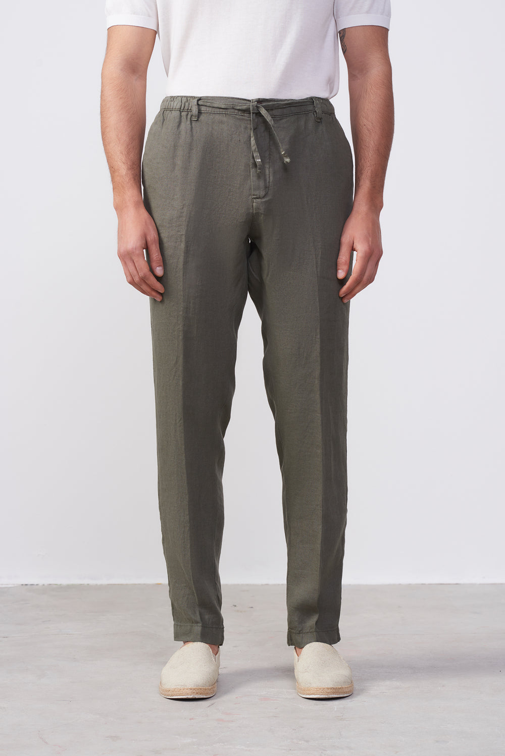 Pantalone  in Lino con Coulisse