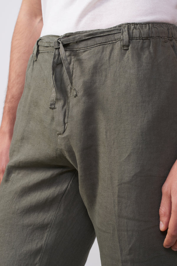 Pantalone  in Lino con Coulisse