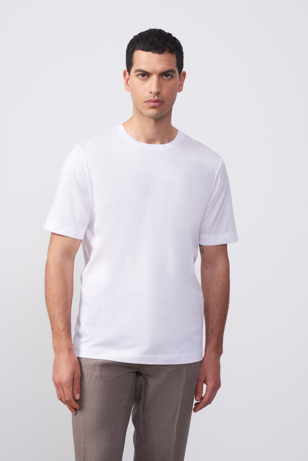 T-Shirt in Filo di Scozia