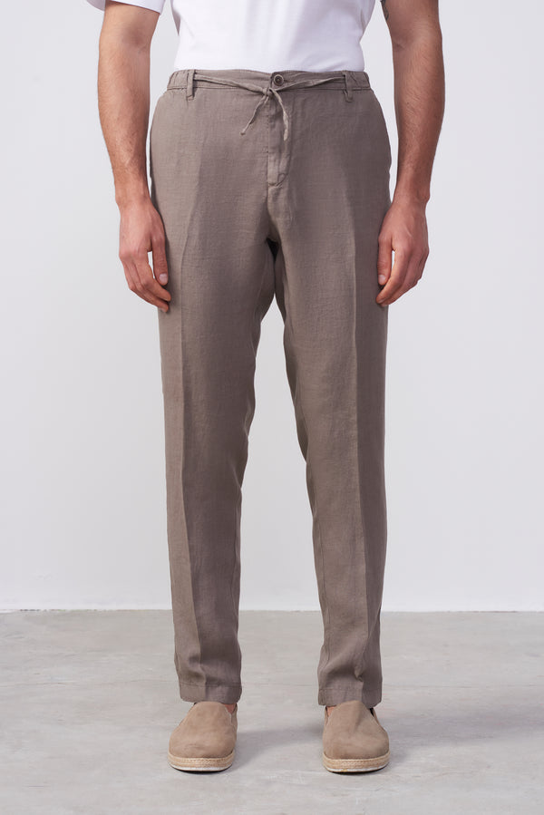 Pantalone  in Lino con Coulisse