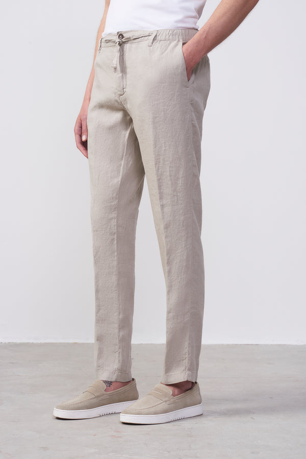 Pantalone  in Lino con Coulisse