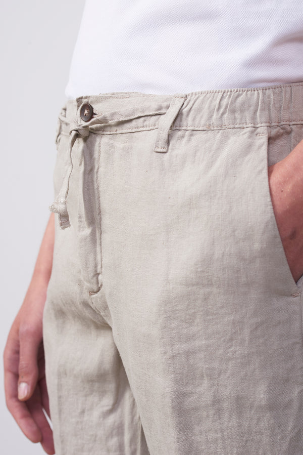 Pantalone  in Lino con Coulisse
