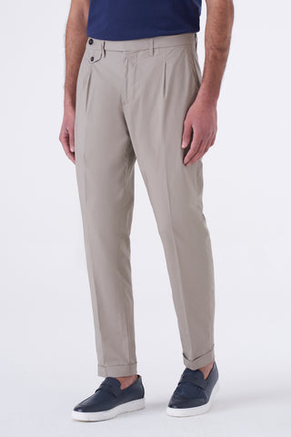 Pantaloni comfort fit in misto cotone