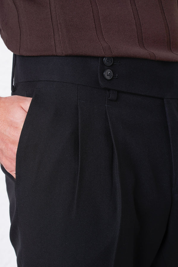 Pantalone High Twist Doppia Pince