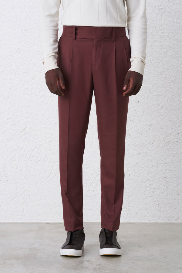 Pantalone High Twist Doppia Pince