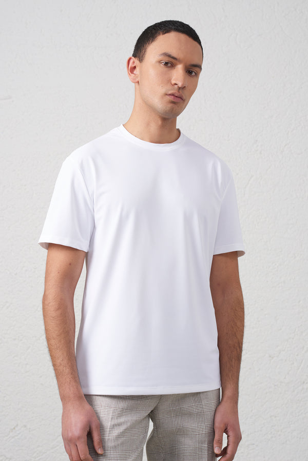 T-shirt  in Piqué Tecnico Stretch