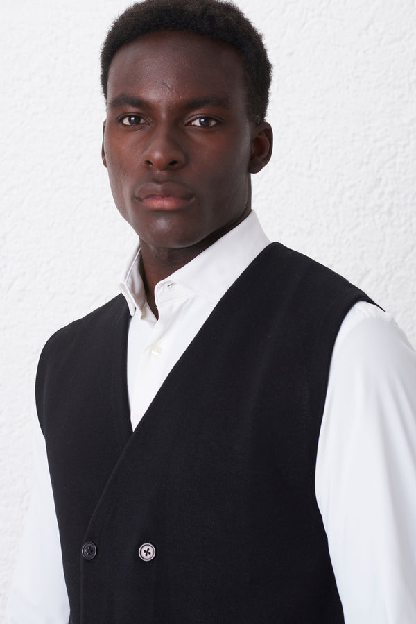 Gilet Doppiopetto Calato Chicco di Riso