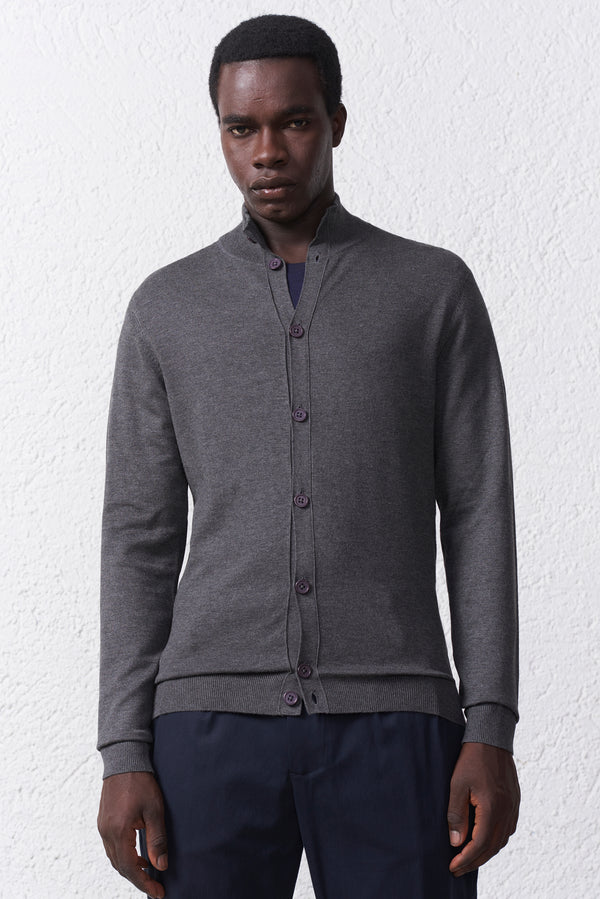 Herringbone pattern crewneck