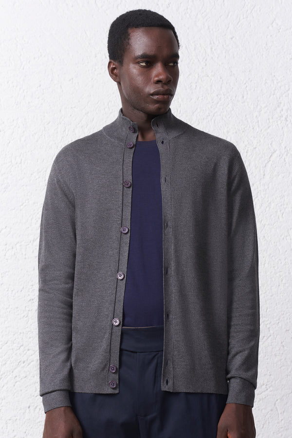 Herringbone pattern crewneck