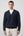 Cardigan Blu Basic in Cotone 100%