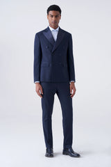 Smoking doppiopetto con petto a lancia