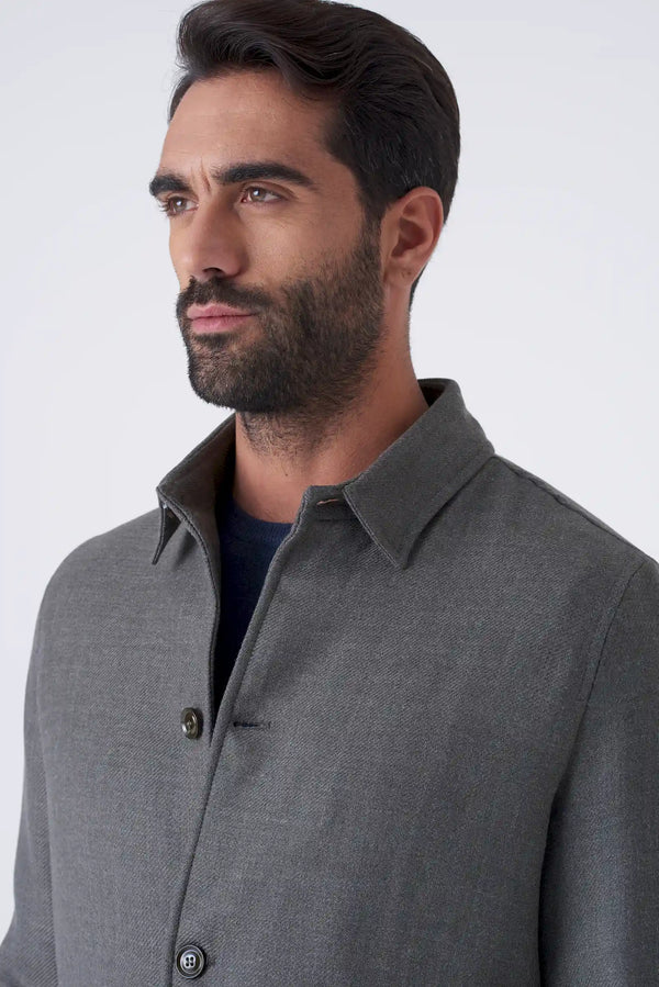 Cappotto heritage in misto lana