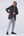 Long padded parka in technical fabric