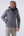 Short padded parka in technical fabric