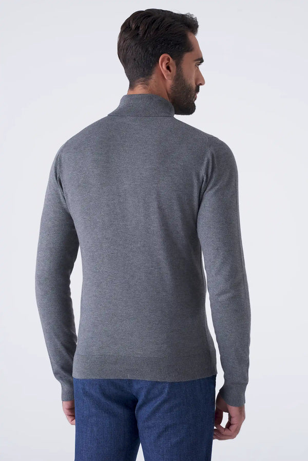 Basic solid color turtleneck